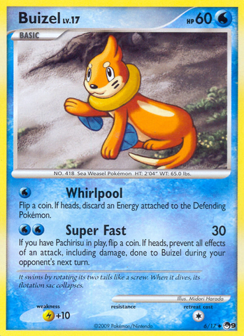 Buizel (6/17) [POP Series 9]