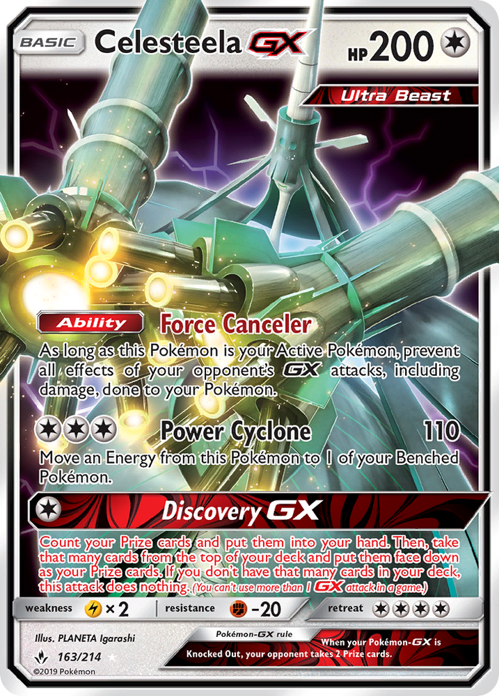 Celesteela GX (163/214) [Sun & Moon: Unbroken Bonds]