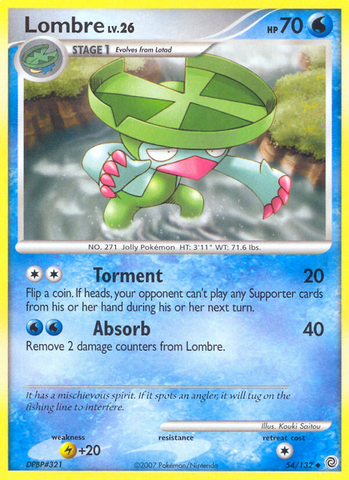 Lombre (54/132) [Diamond & Pearl: Secret Wonders]