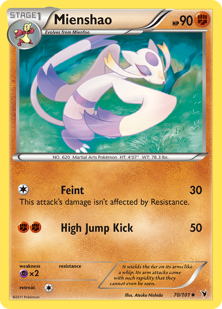 Mienshao (70/101) [Black & White: Noble Victories]