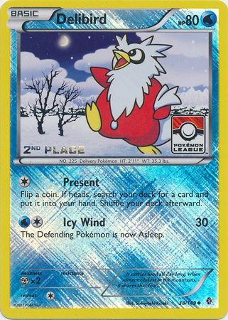 Delibird (38/149) (League Promo 2nd Place) [Black & White: Boundaries Crossed]