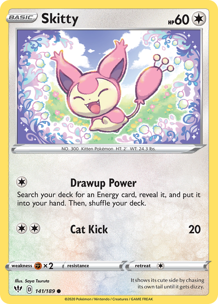 Skitty (141/189) [Sword & Shield: Darkness Ablaze]