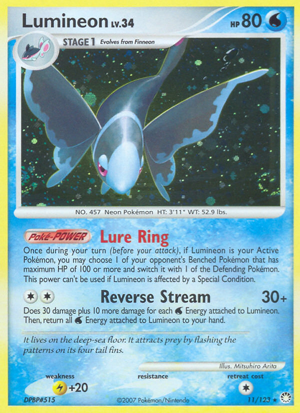 Lumineon (11/123) [Diamond & Pearl: Mysterious Treasures]