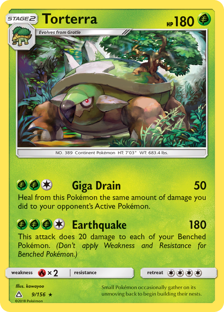 Torterra (9/156) [Sun & Moon: Ultra Prism]