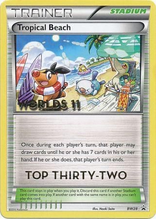 Tropical Beach (BW28) (Top 32) [Black & White: Black Star Promos]