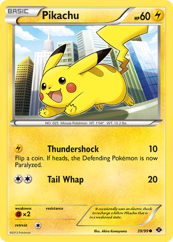 Pikachu (39/99) [Black & White: Next Destinies]