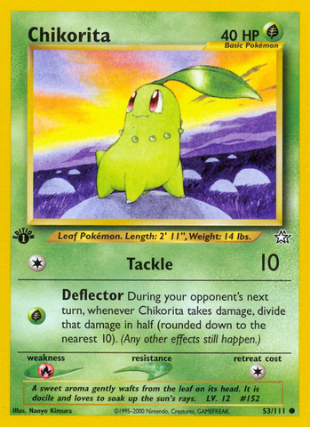 Chikorita (53/111) [Neo Genesis 1st Edition]