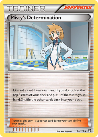 Misty's Determination (104/122) [XY: BREAKpoint]