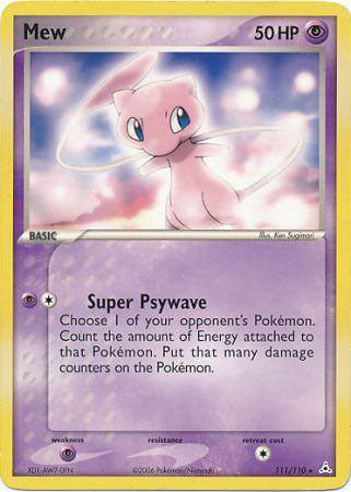 Mew Promo Holofoil Base Promo Rare Pokemon Card REAL MEW CARD 