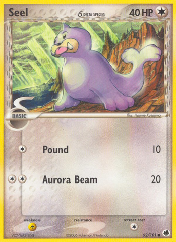 Seel (62/101) (Delta Species) [EX: Dragon Frontiers]