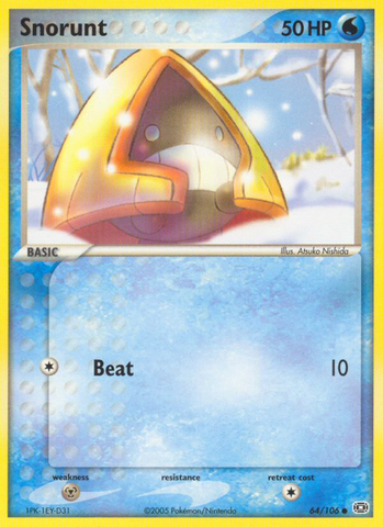 Snorunt (64/106) [EX: Emerald]