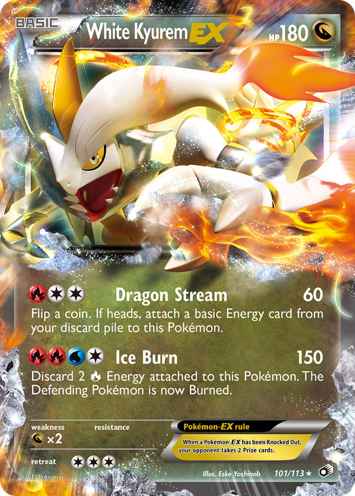 White Kyurem EX (101/113) [Black & White: Legendary Treasures]