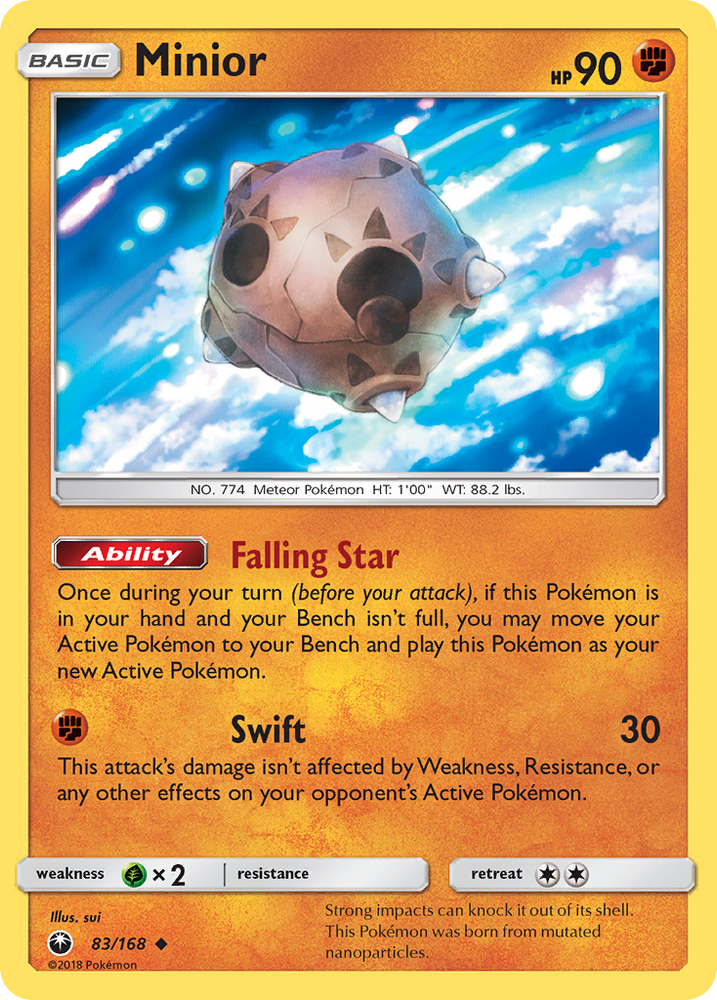 Minior (83/168) [Sun & Moon: Celestial Storm]