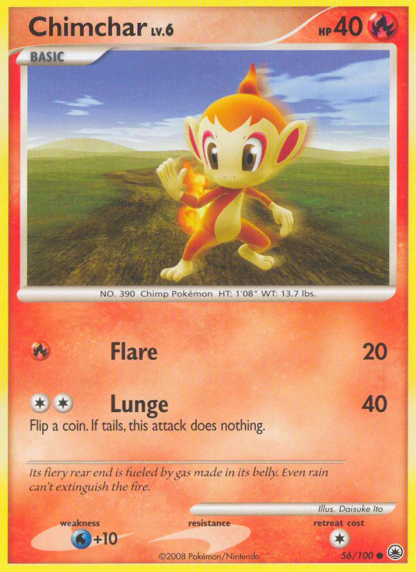 Chimchar (56/100) [Diamond & Pearl: Majestic Dawn]