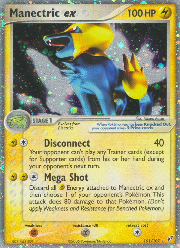 Manectric ex (101/107) [EX: Deoxys]