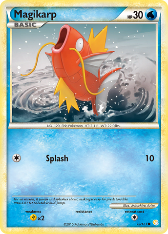 Magikarp (72/123) [HeartGold & SoulSilver: Base Set]