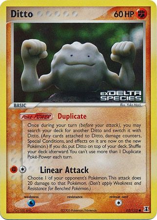 Ditto (62/113) (Stamped) [EX: Delta Species]