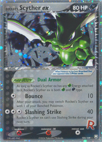 Rocket's Scyther ex (102/109) [EX: Team Rocket Returns]