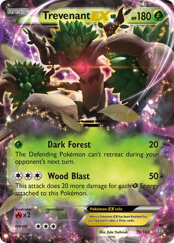 Trevenant EX (19/160) [XY: Primal Clash]