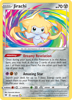 Jirachi (119/185) [Sword & Shield: Vivid Voltage]