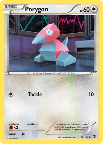 Porygon (72/101) [Black & White: Plasma Blast]