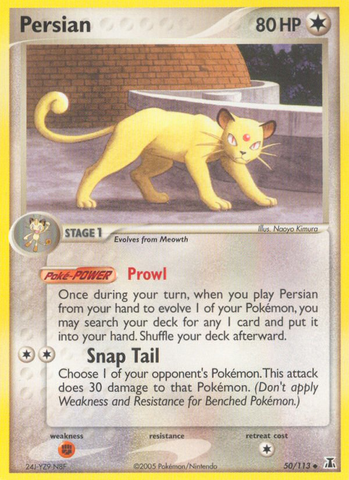 Persian (50/113) [EX: Delta Species]