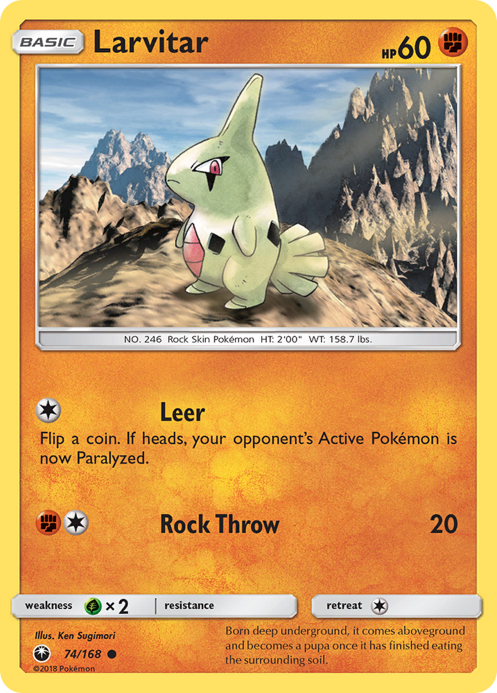 Larvitar (74/168) [Sun & Moon: Celestial Storm]