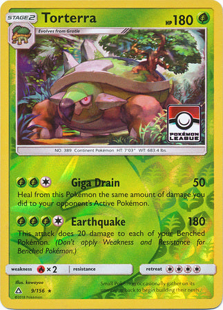 Torterra (9/156) (League Promo) [Sun & Moon: Ultra Prism]