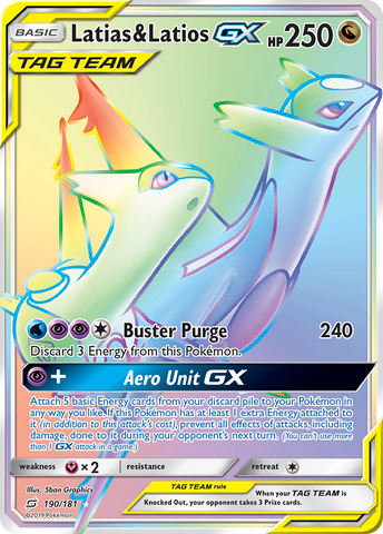 Latias & Latios GX (190/181) [Sun & Moon: Team Up]