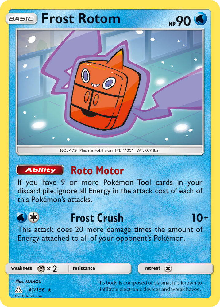 Frost Rotom (41/156) [Sun & Moon: Ultra Prism]