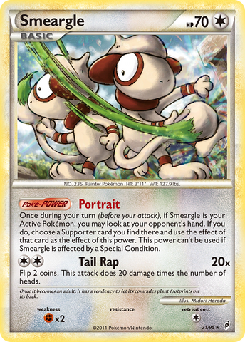 Smeargle (21/95) [HeartGold & SoulSilver: Call of Legends]