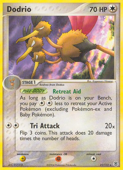 Dodrio (21/112) [EX: FireRed & LeafGreen]