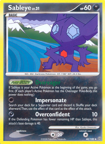 Sableye (48/100) [Diamond & Pearl: Stormfront]